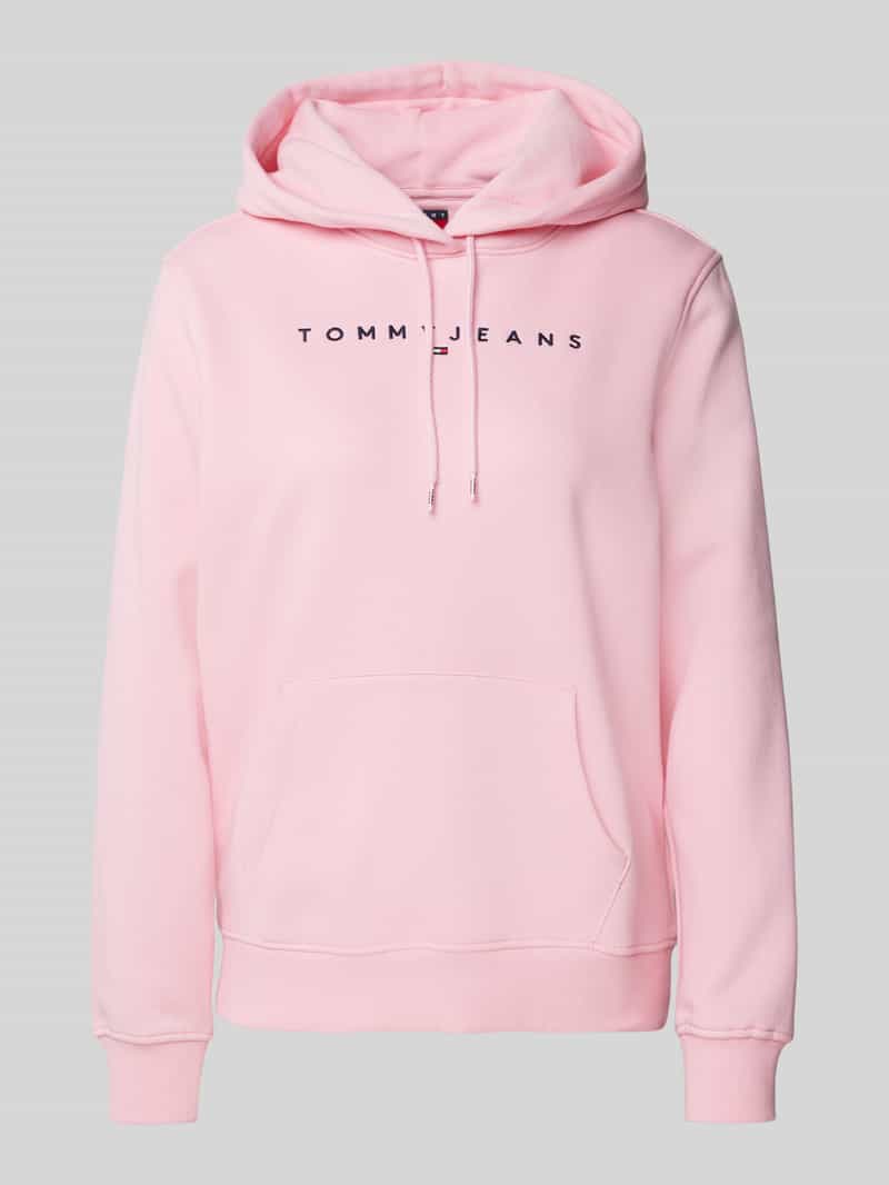 Tommy Jeans Regular fit hoodie met labelstitching