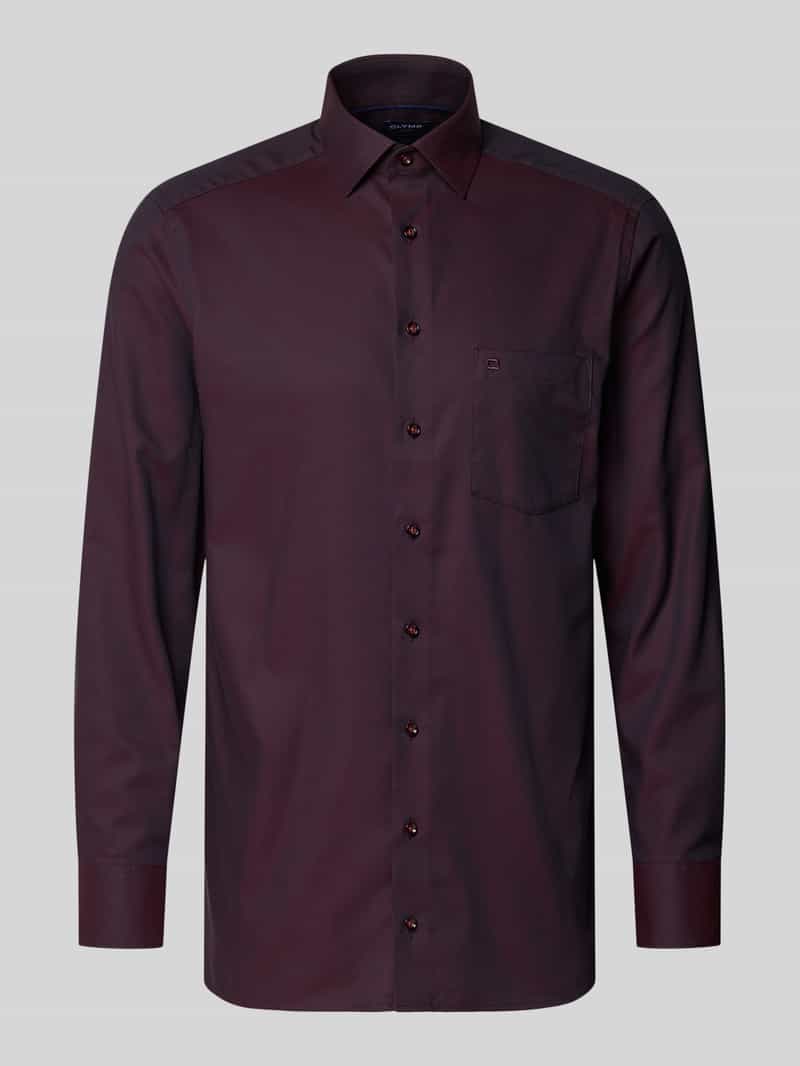 Olymp Modern fit zakelijk overhemd met kentkraag model 'NEW KENT'