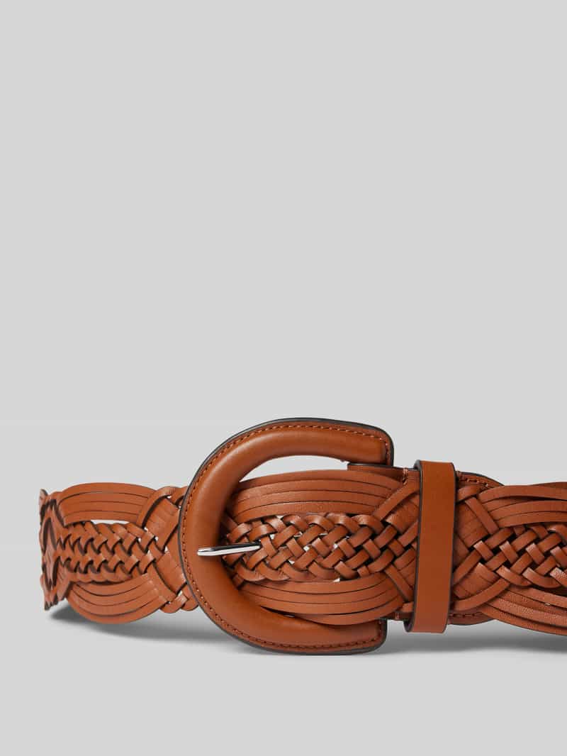 Lauren Ralph Lauren Leren ceintuur met doornsluiting
