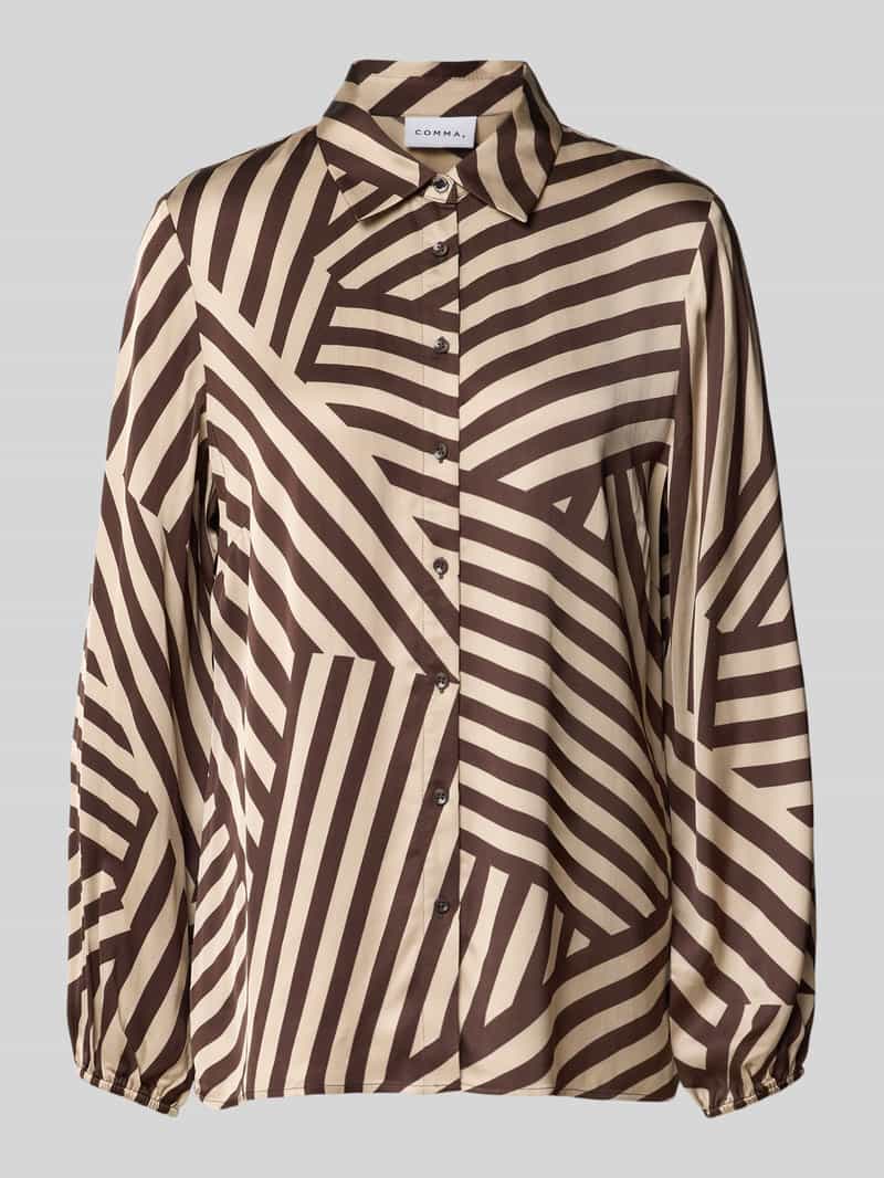 comma Overhemdblouse met knoopsluiting