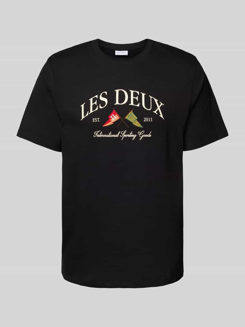 Les Deux T-shirt met labelstitching model 'Ivy'
