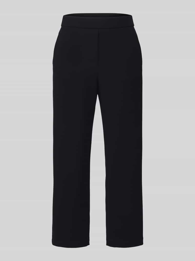 Raffaello Rossi Regular Fit Barrel Leg Hose mit Label-Detail Modell 'PHIBI' in Black, Größe 44 211495844