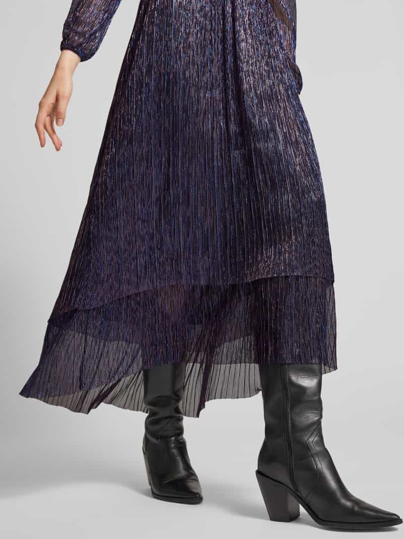 Pepe Jeans Midi-jurk met smokdetails model 'ALTHEA'