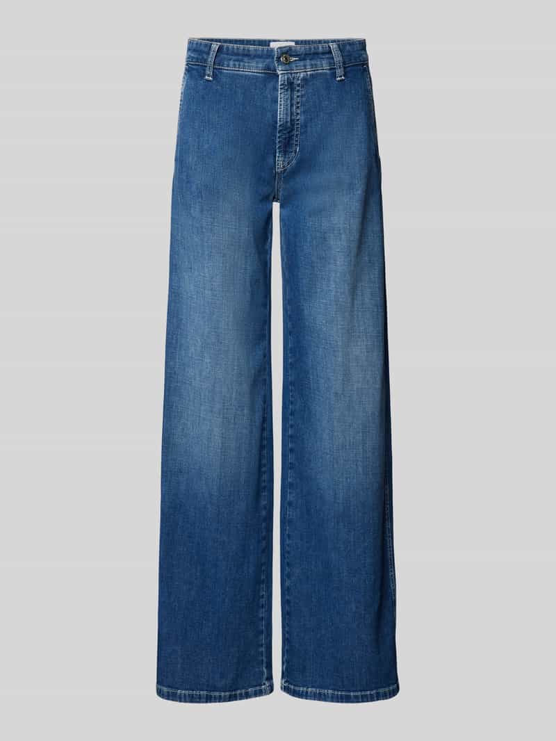 CAMBIO Wide leg jeans met steekzakken model 'ALEK'