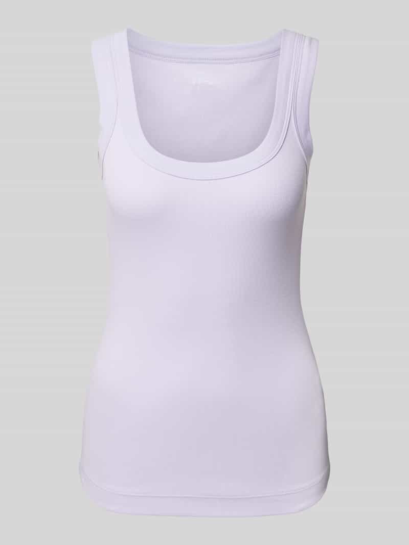 Marc Cain Tanktop met geribde boothals