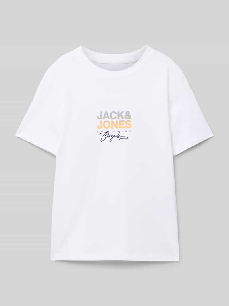 jack & jones T-shirt met labelprint model 'CANGGU'