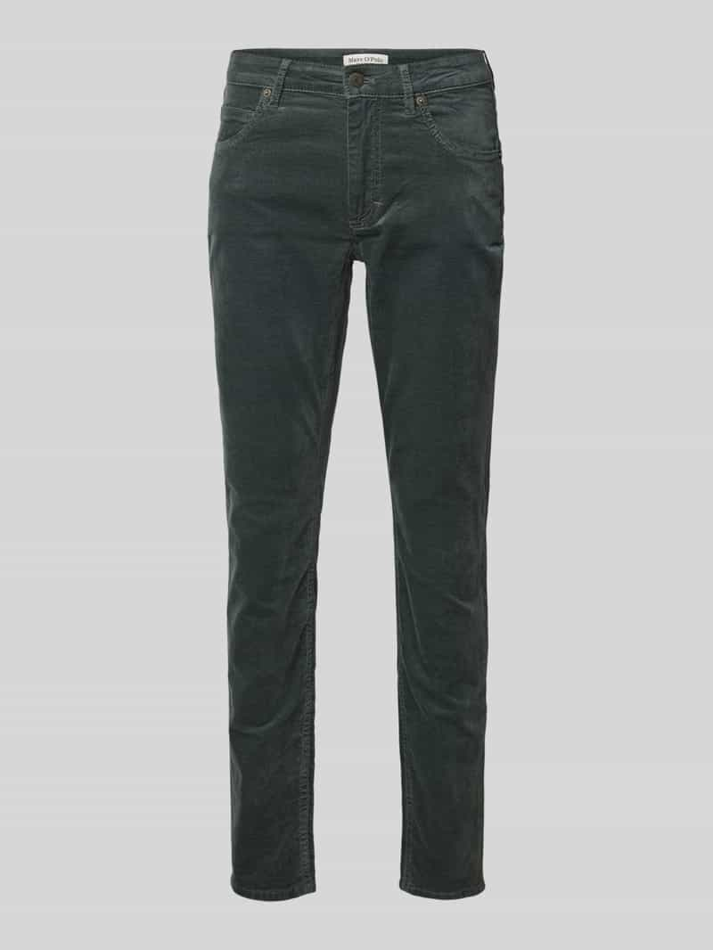 MARC O POLO Slim fit fluwelen broek van katoen en viscose met stretch, model 'LULEA'