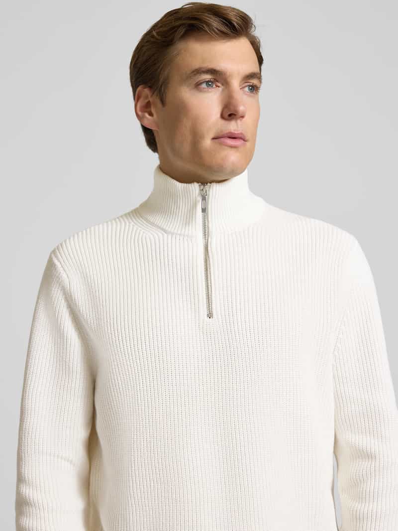 Antony Morato Gebreide pullover met opstaande kraag