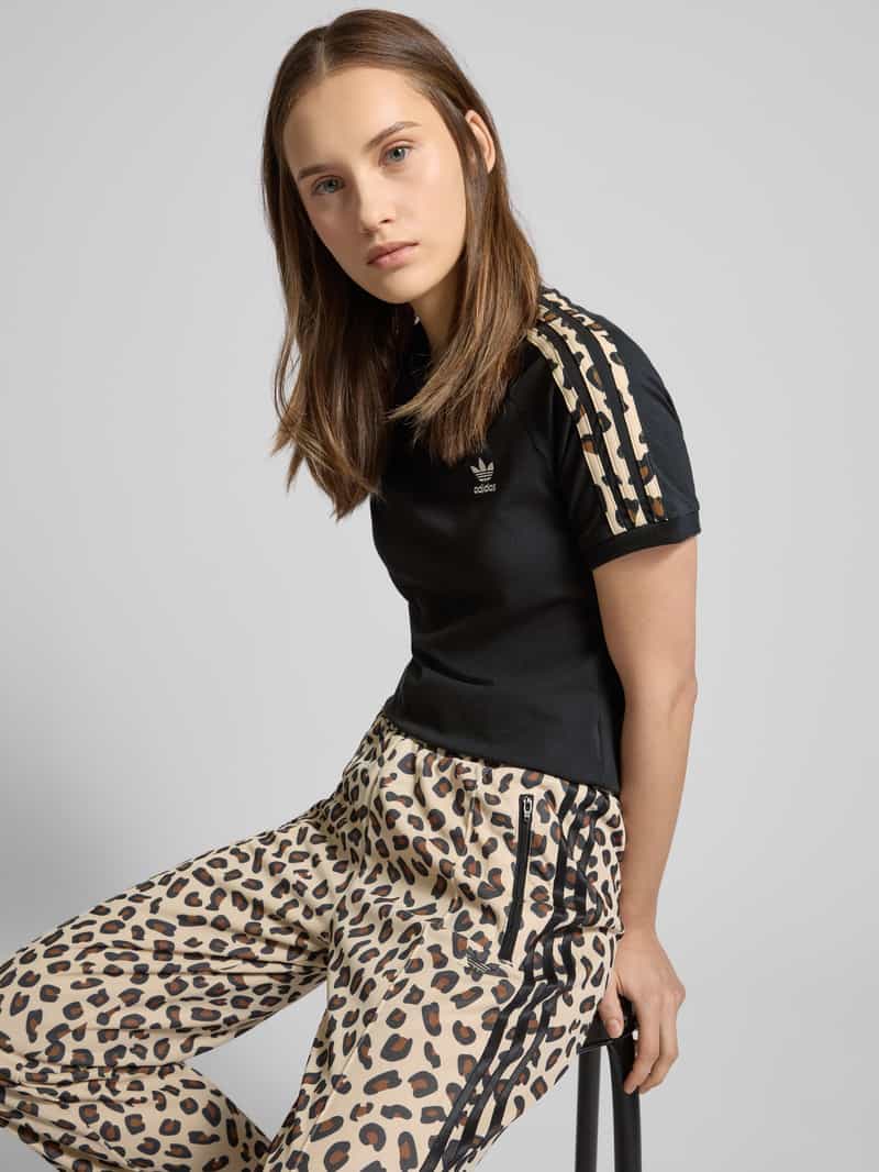 adidas Originals Slim fit T-shirt met ronde hals