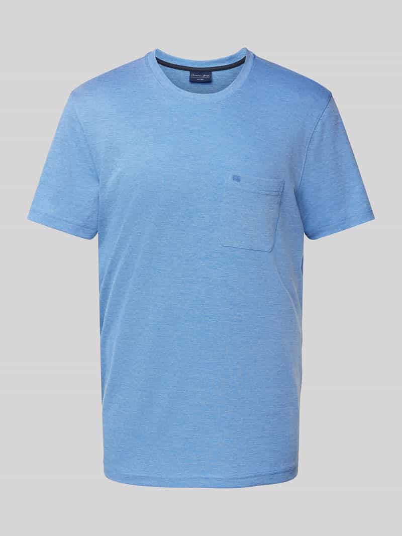 Christian Berg Men T-shirt met borstzak