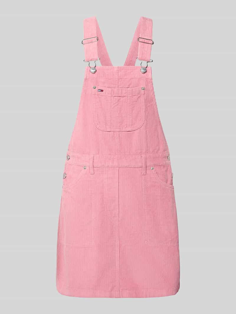 Tommy Jeans Corduroy jurk in A-lijn van puur katoen