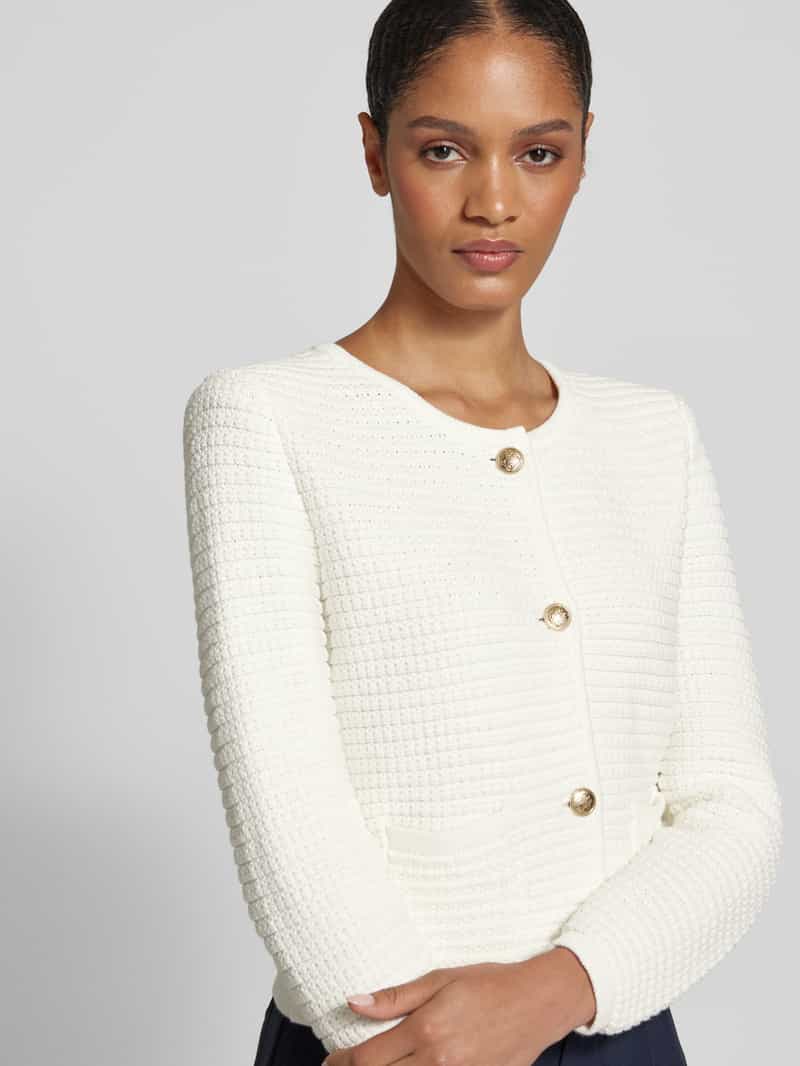 Christian Berg Woman Selection Cardigan met structuurmotief