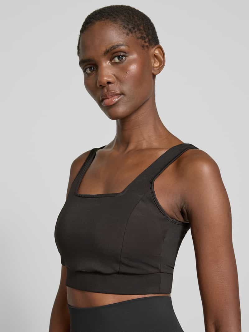 AIMN Skinny fit fietsbroek met labelprint