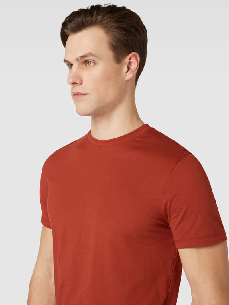 Strellson T-shirt met ronde hals en korte mouwen