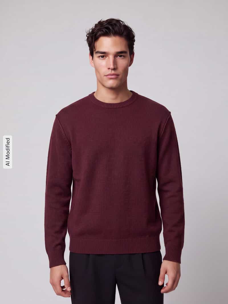 Only & Sons Regular fit pullover van puur katoen