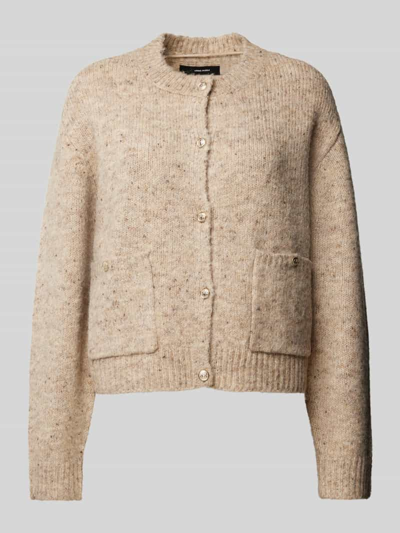 Vero Moda Gebreid jack met extra brede schouders, model 'CONTIGO'