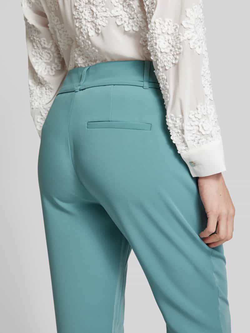 s.Oliver BLACK LABEL Regular fit stoffen broek met riemlussen