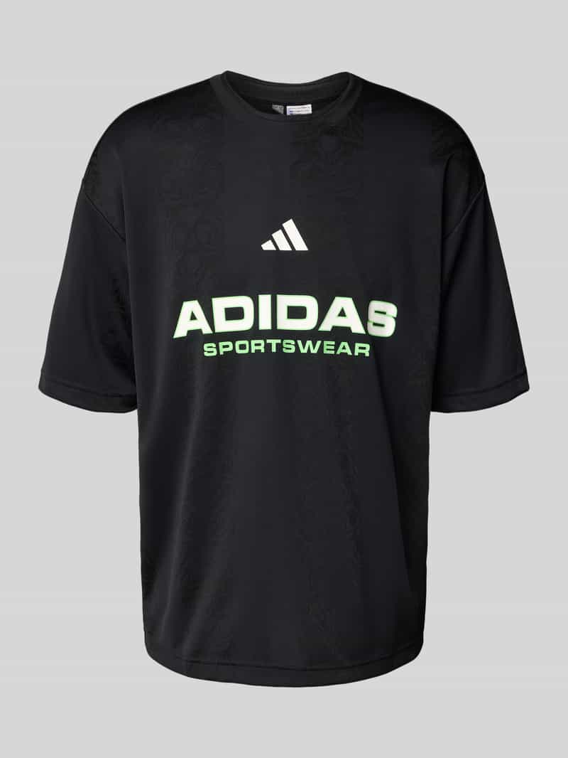 adidas Sportswear T-shirt met labelprint