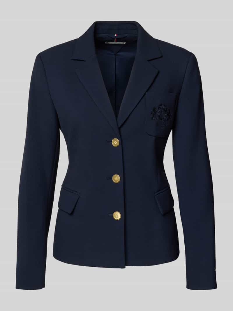 Tommy Hilfiger Shaped fit blazer met viscose model 'PUNTO'