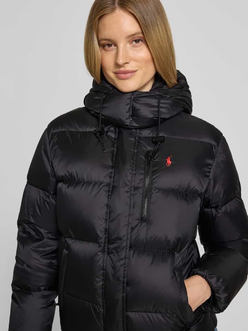 Polo Ralph Lauren Donsjack met blinde ritssluiting en steekzakken