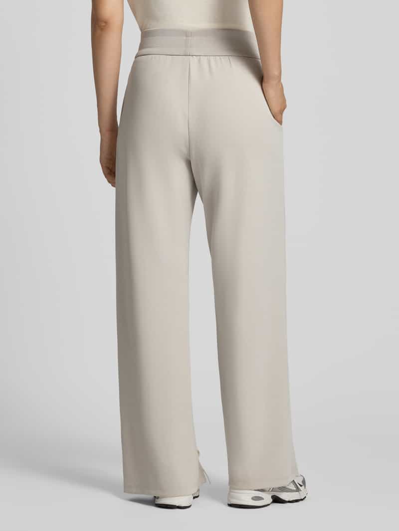 Armani Exchange straight fit sweatpants van elastische viscosemix