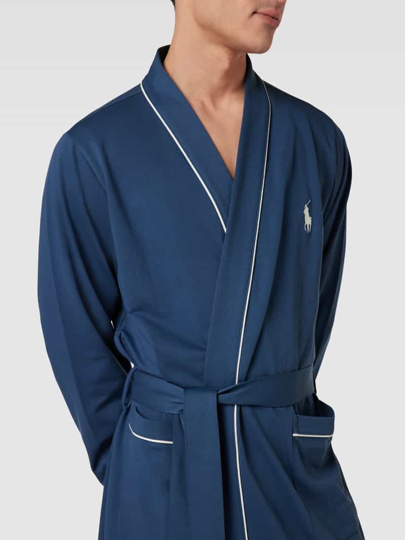 Polo Ralph Lauren Underwear Badjas met steekzakken opzij model 'JERSEY'