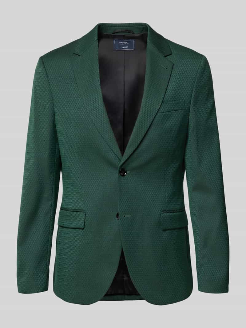 MCNEAL 2-knoops colbert met reverskraag