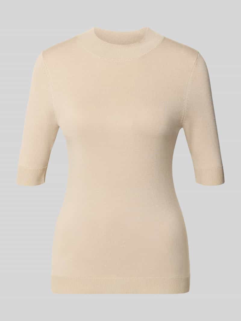 Comma Slim fit gebreide pullover van viscosemix