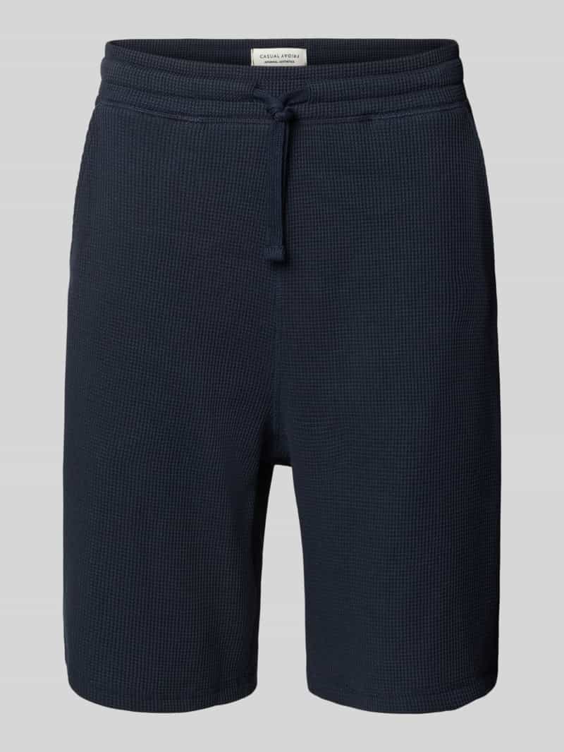 casual friday Korte broek met structuurmotief model 'ULFO'