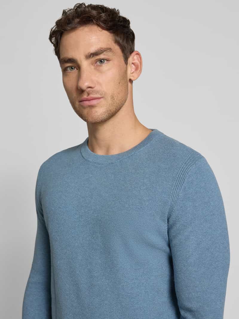 Tom Tailor Regular fit gebreide pullover van puur katoen