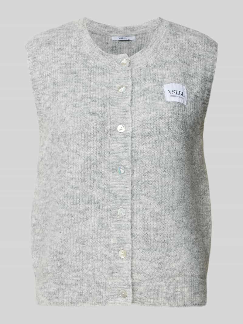 VILLA SOPHIE Gilet in gebreide look