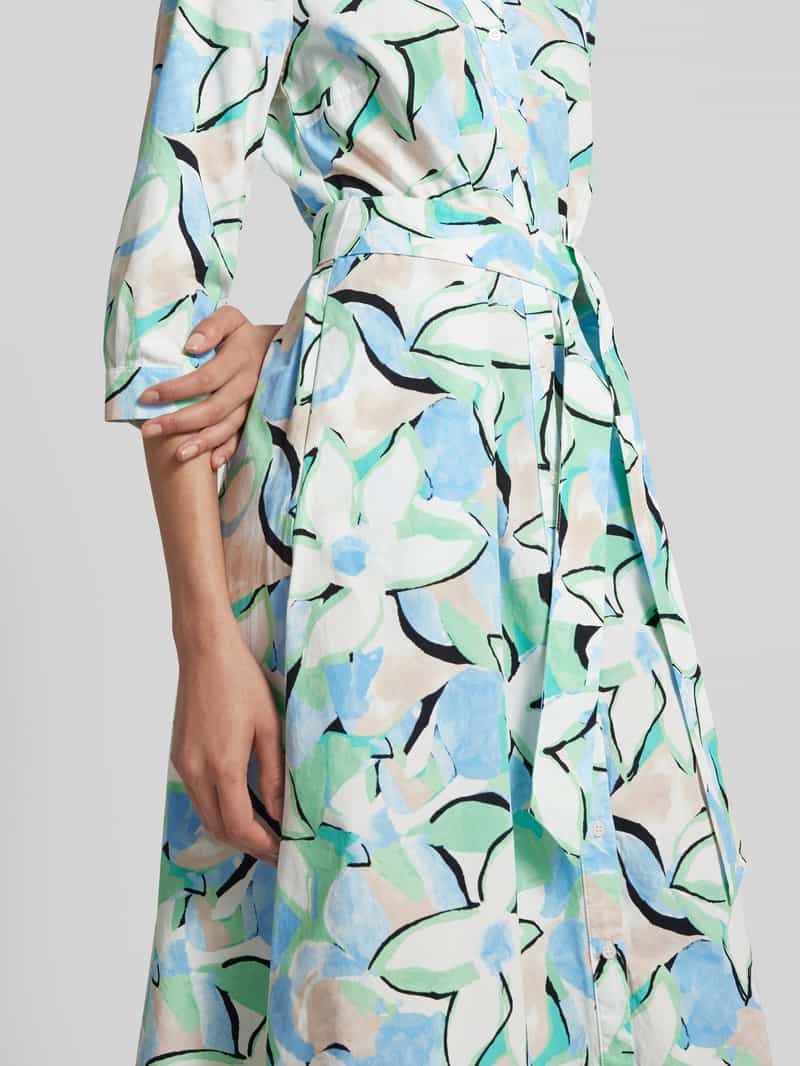 MORE & MORE Knielange jurk met all-over print