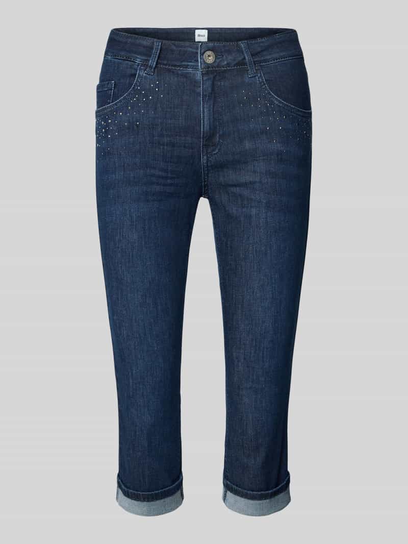 BRAX Capri-jeans met siersteentjes model 'SHAKIRA'