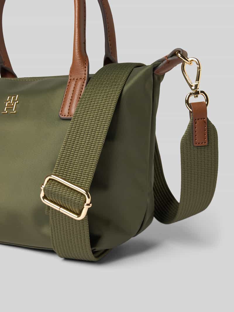 Tommy Hilfiger Schoudertas met echt leer model 'POPETTE'