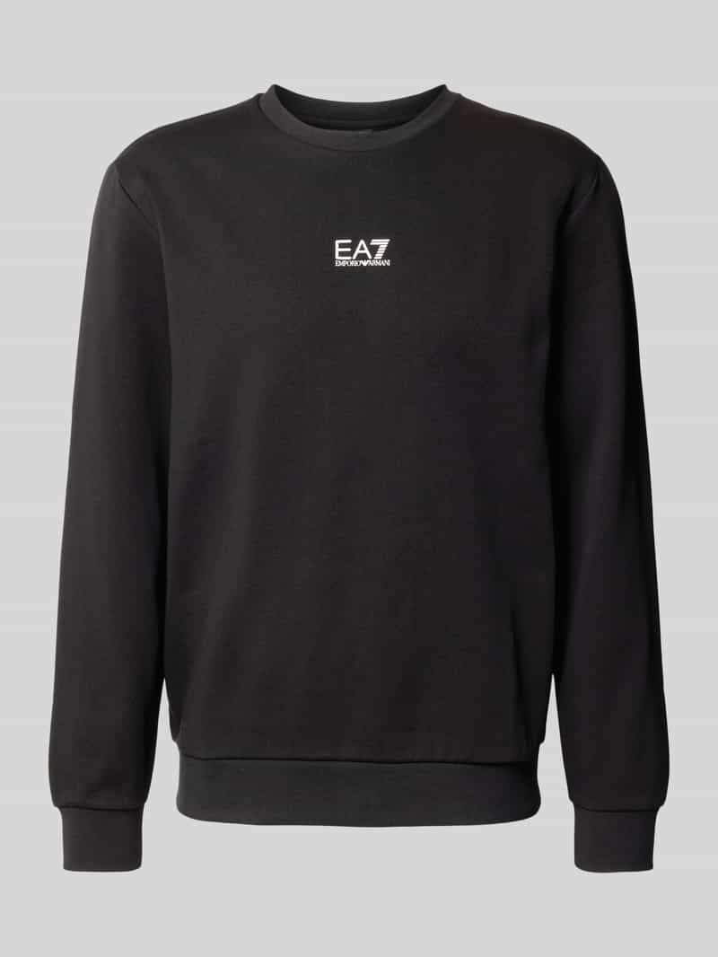 EA7 Emporio Armani Sweatshirt met labeldetail