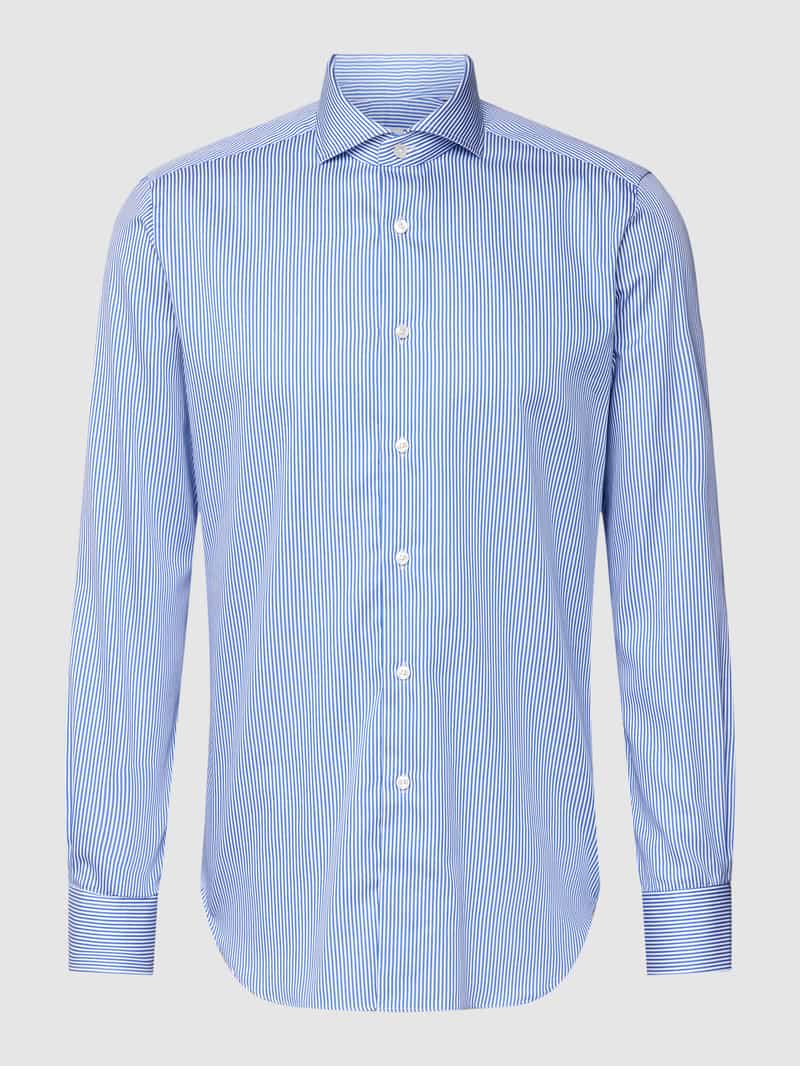 Regular fit zakelijk overhemd met streepmotief XACUS