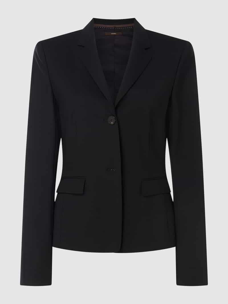 Windsor. Damen Blazer Mit Stretch-Anteil In Black Größe 36 