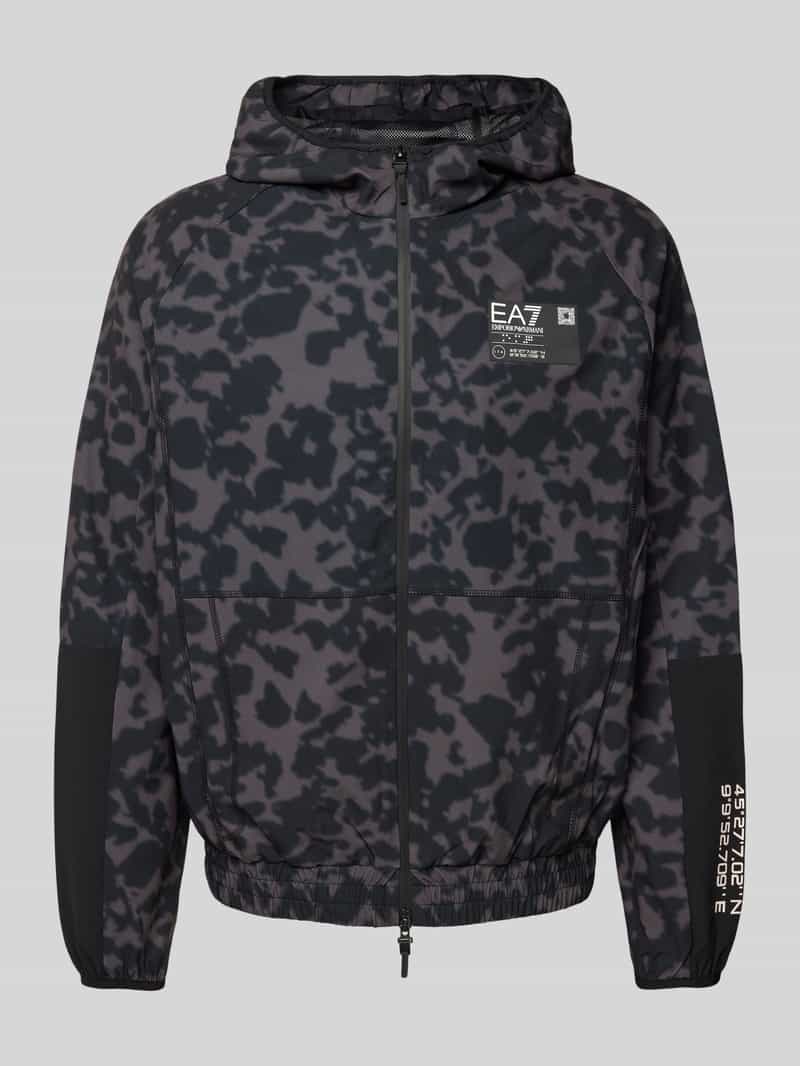 EA7 Emporio Armani Jack met labelprint model 'TRAIN VISIBILITY'