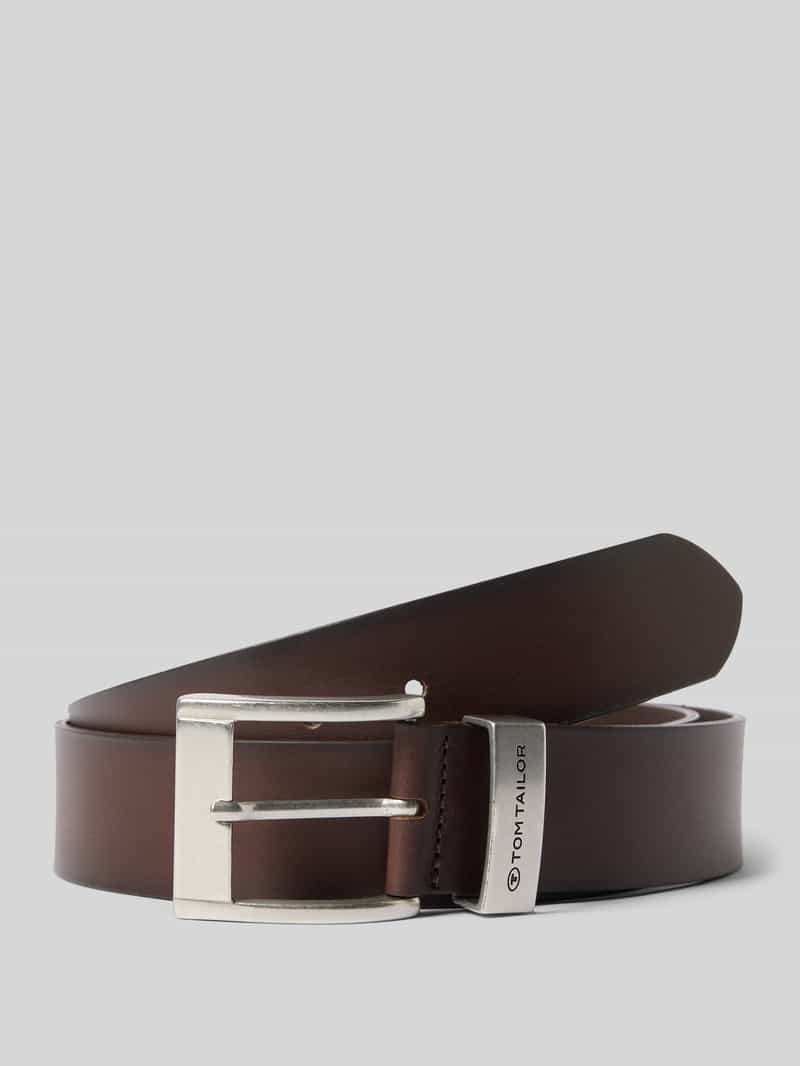 Leren riem met doornsluiting, model 'Tom'