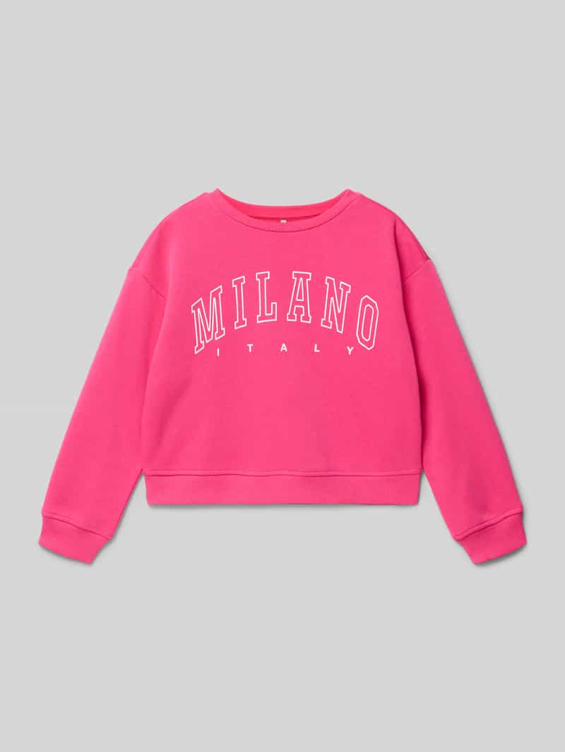 Only Regular fit sweatshirt van katoenmix model 'SWEAT LIFE'