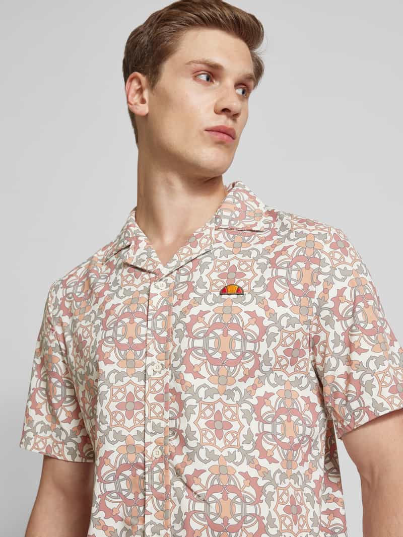 Ellesse Regular fit vrijetijdsoverhemd met all-over motief model 'MELOS'