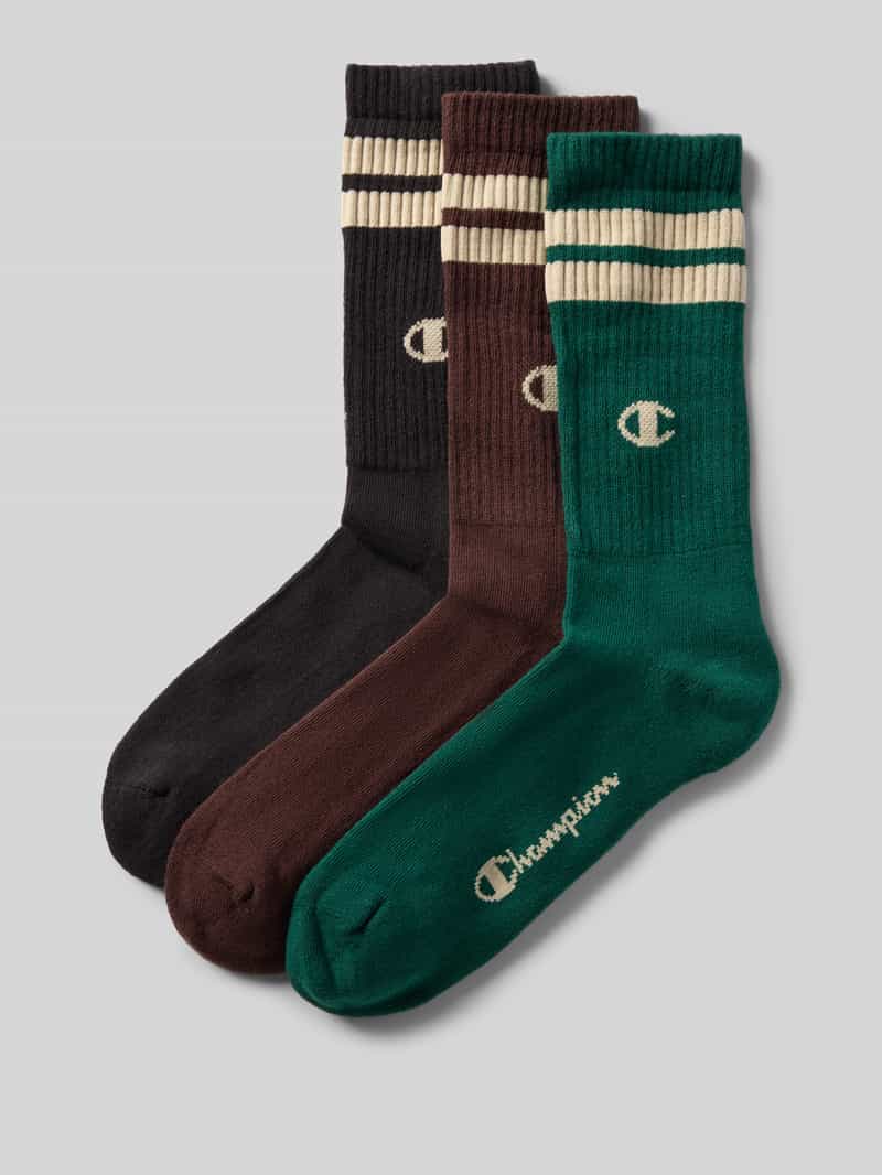 Champion Sokken met labelprint in een set van 3 paar