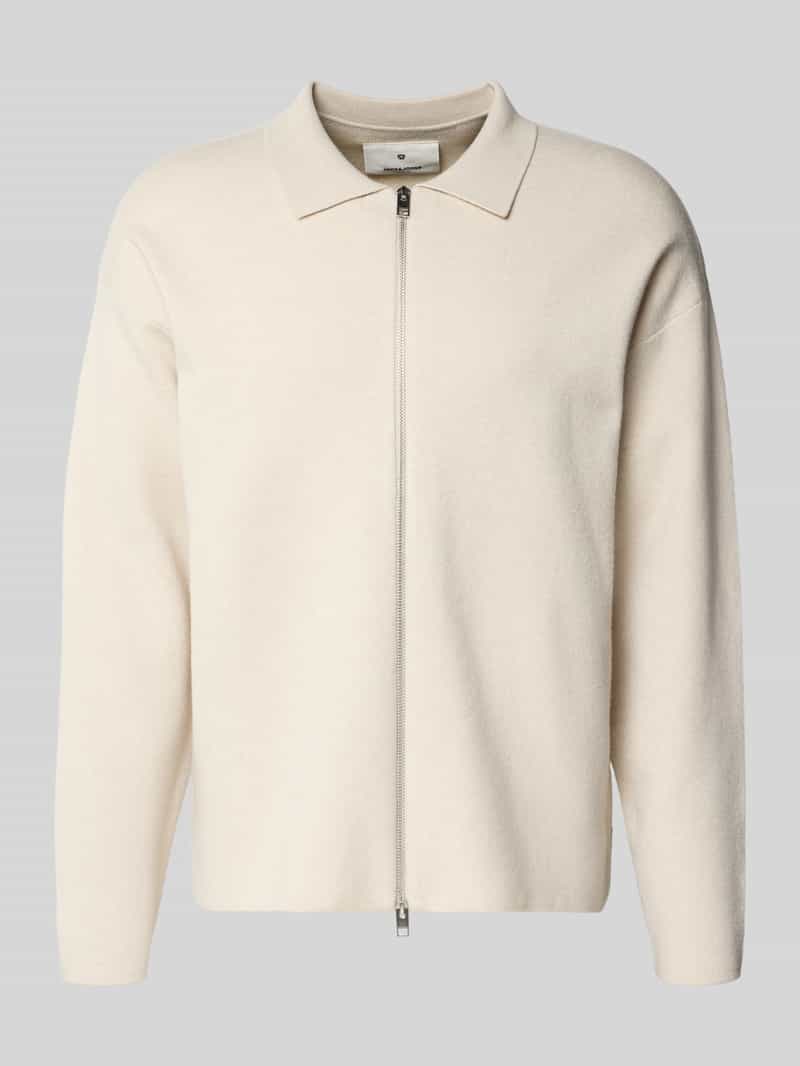 Jack & Jones Premium Gebreid jack met tweewegsritssluiting model 'BRADFORT'