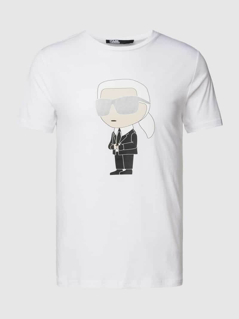 Karl Lagerfeld T-shirt met motiefprint