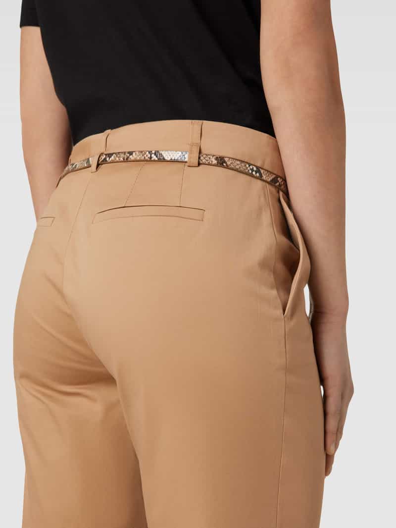 Christian Berg Woman Stoffen broek met riem