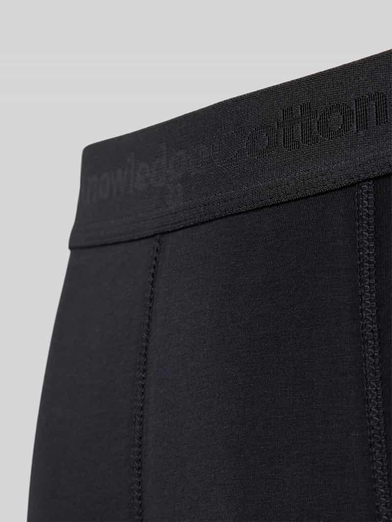 Knowledge Cotton Apparel Boxershort met band met label in een set van 3 stuks