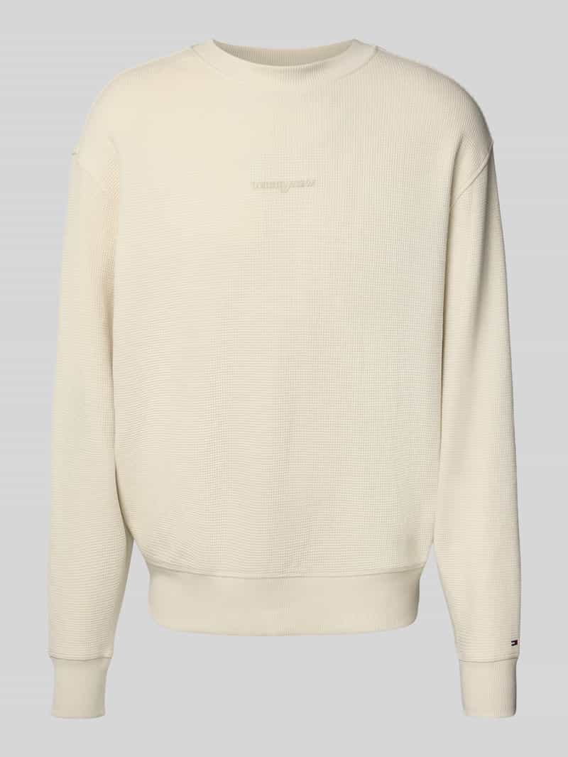 Tommy Jeans Comfort fit pullover van puur katoen