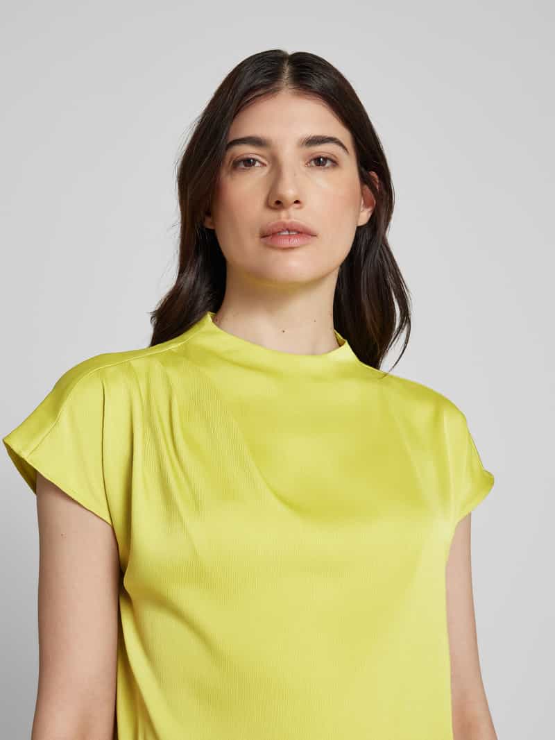 comma Regular fit blouseshirt met plooien