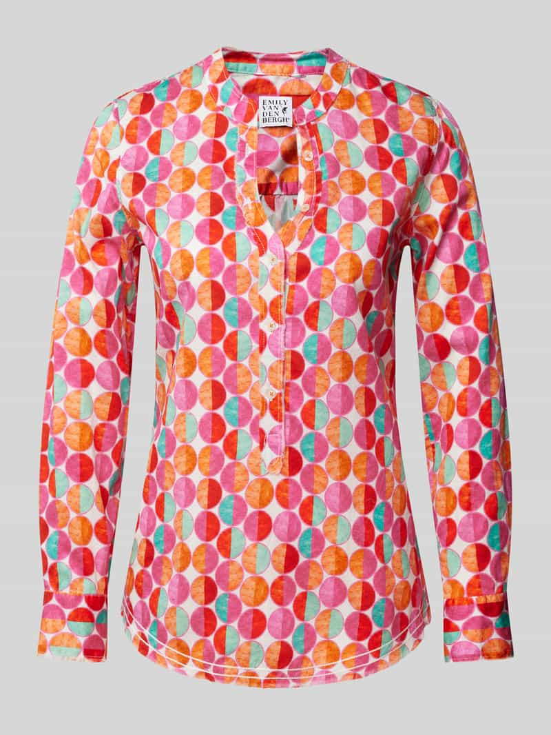 Emily Van den Bergh Blouse met all-over motief