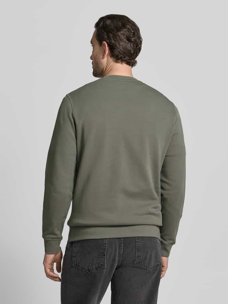 Boss Relaxed fit sweatshirt van puur katoen Modell 'WESTART' groen, foto 2